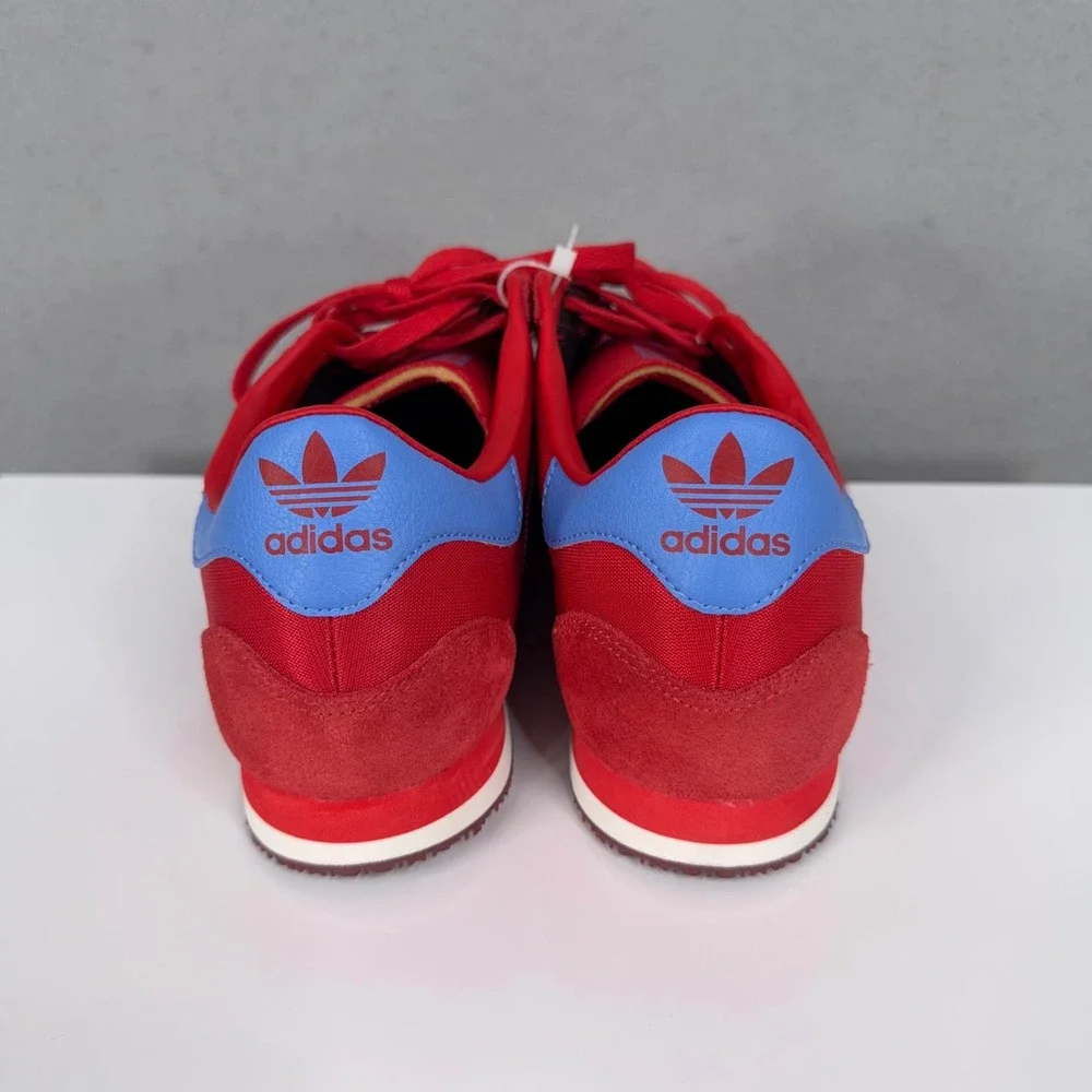 Adidas Shoes Mens 12 Red Blue Low Top Sneakers Retro Running Galaxy OG JR1147